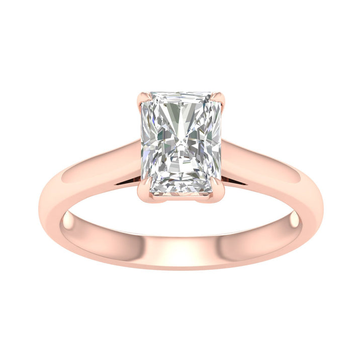 Solitaire Ring (Radiant) - Oz's Jewelers by The Hickory Jewelry Company