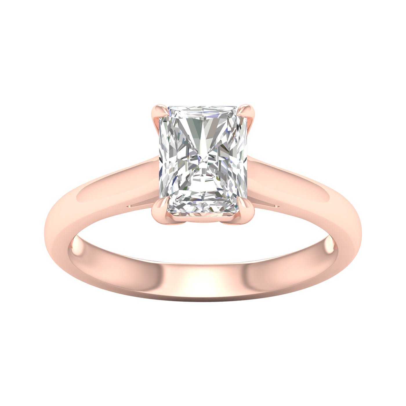 Solitaire Ring (Radiant) - Oz's Jewelers by The Hickory Jewelry Company