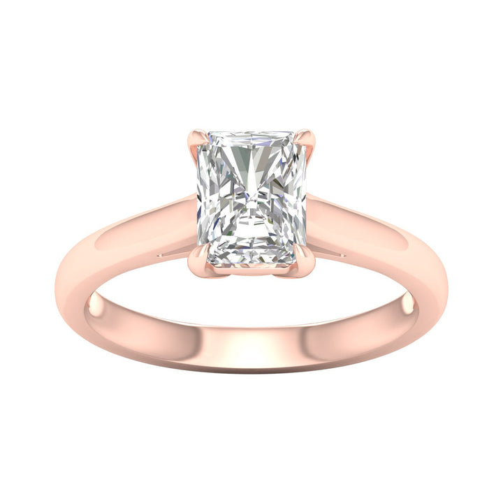 Solitaire Ring (Radiant) - Oz's Jewelers by The Hickory Jewelry Company