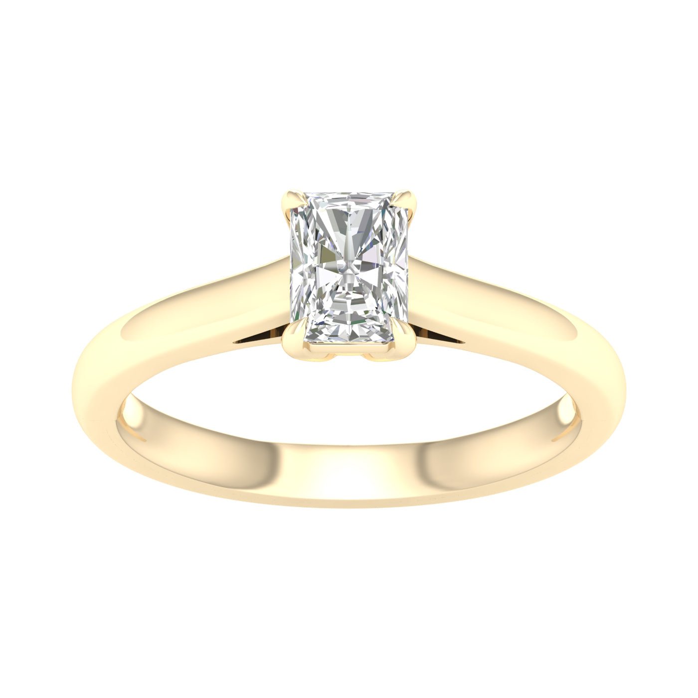 Solitaire Ring (Radiant) - Oz's Jewelers by The Hickory Jewelry Company