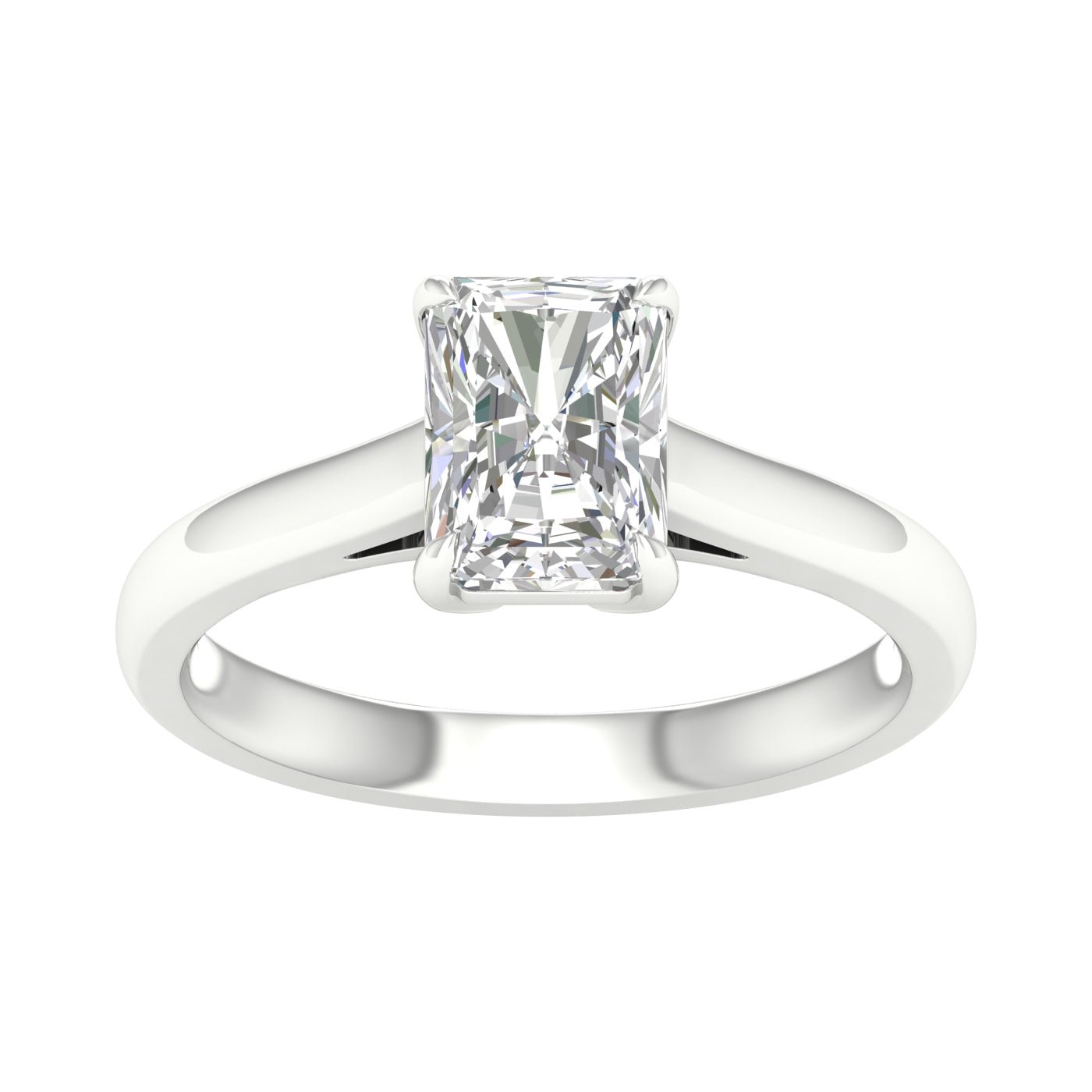 Solitaire Ring (Radiant) - Oz's Jewelers by The Hickory Jewelry Company