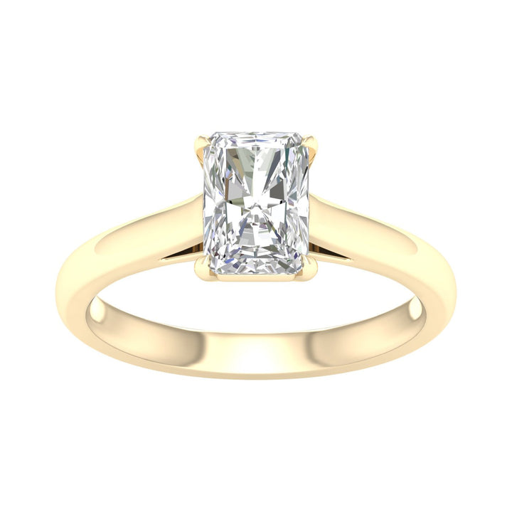 Solitaire Ring (Radiant) - Oz's Jewelers by The Hickory Jewelry Company