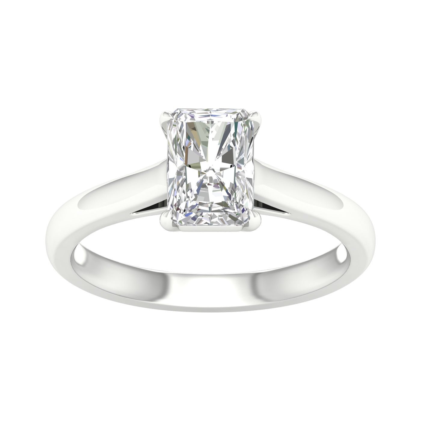 Solitaire Ring (Radiant) - Oz's Jewelers by The Hickory Jewelry Company