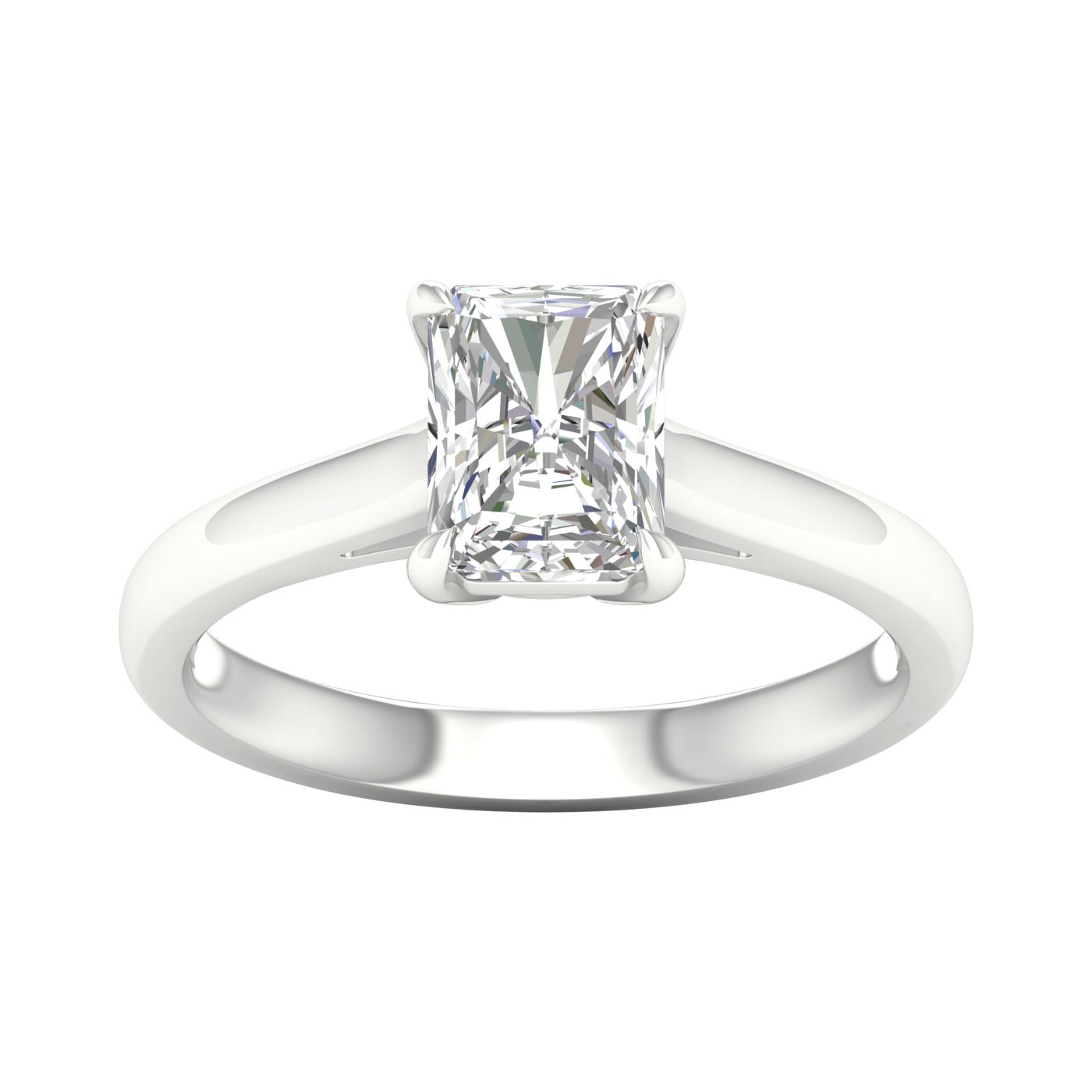 Solitaire Ring (Radiant) - Oz's Jewelers by The Hickory Jewelry Company