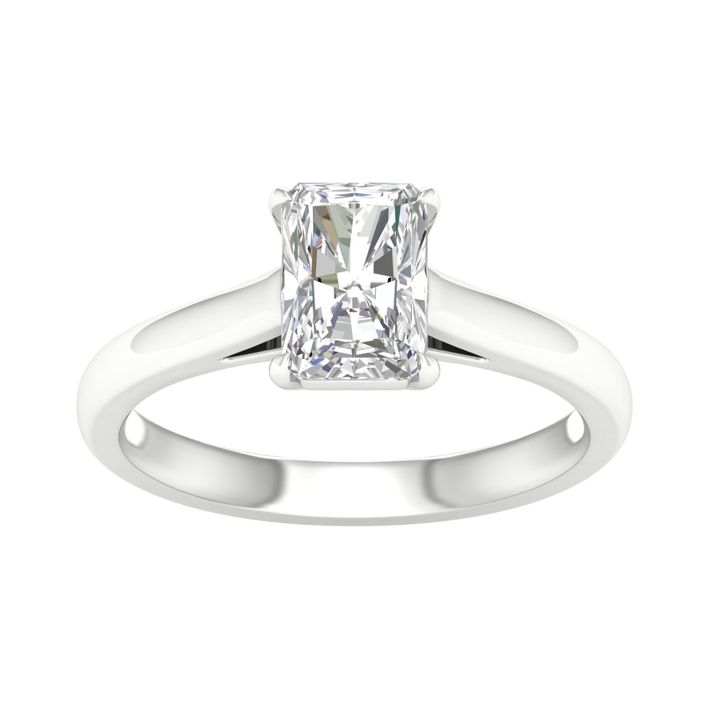 Solitaire Ring (Radiant) - Oz's Jewelers by The Hickory Jewelry Company