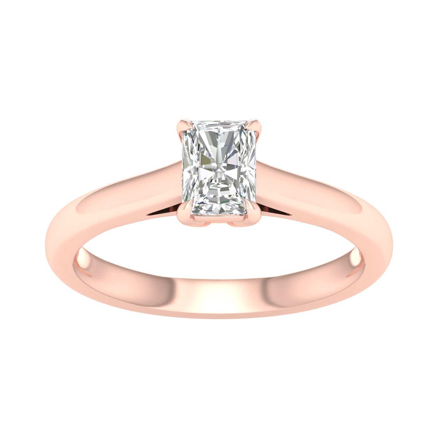 Solitaire Ring (Radiant) - Oz's Jewelers by The Hickory Jewelry Company