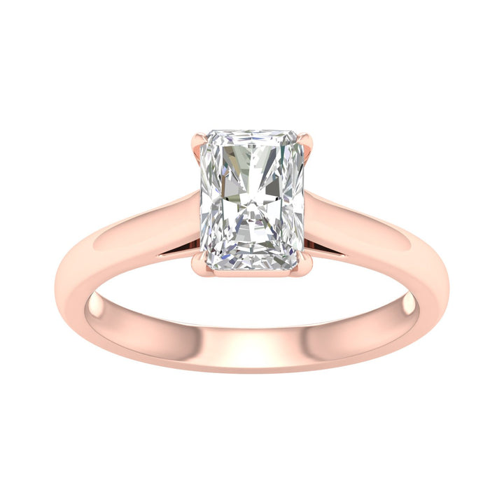 Solitaire Ring (Radiant) - Oz's Jewelers by The Hickory Jewelry Company