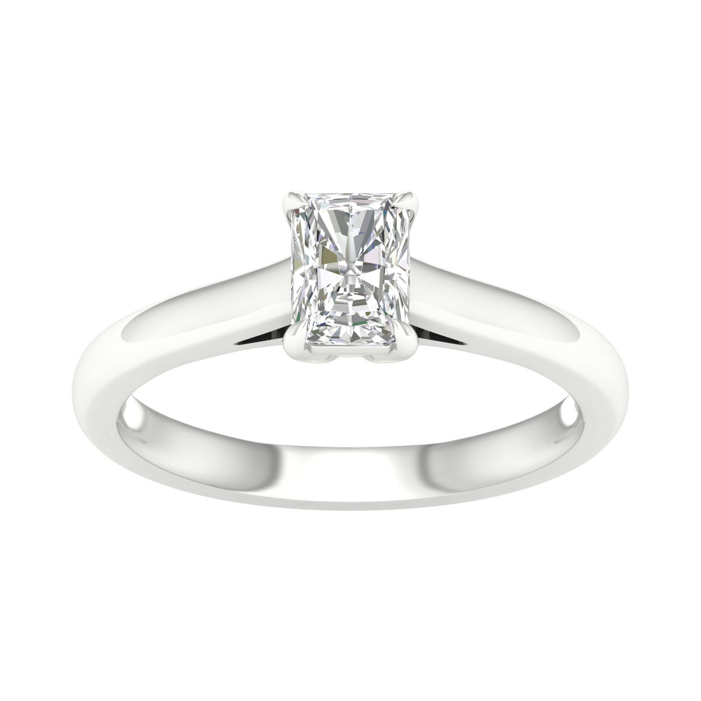 Solitaire Ring (Radiant) - Oz's Jewelers by The Hickory Jewelry Company