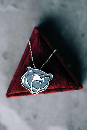 Sterling Silver LR Bear Pendant - Oz's Jewelers