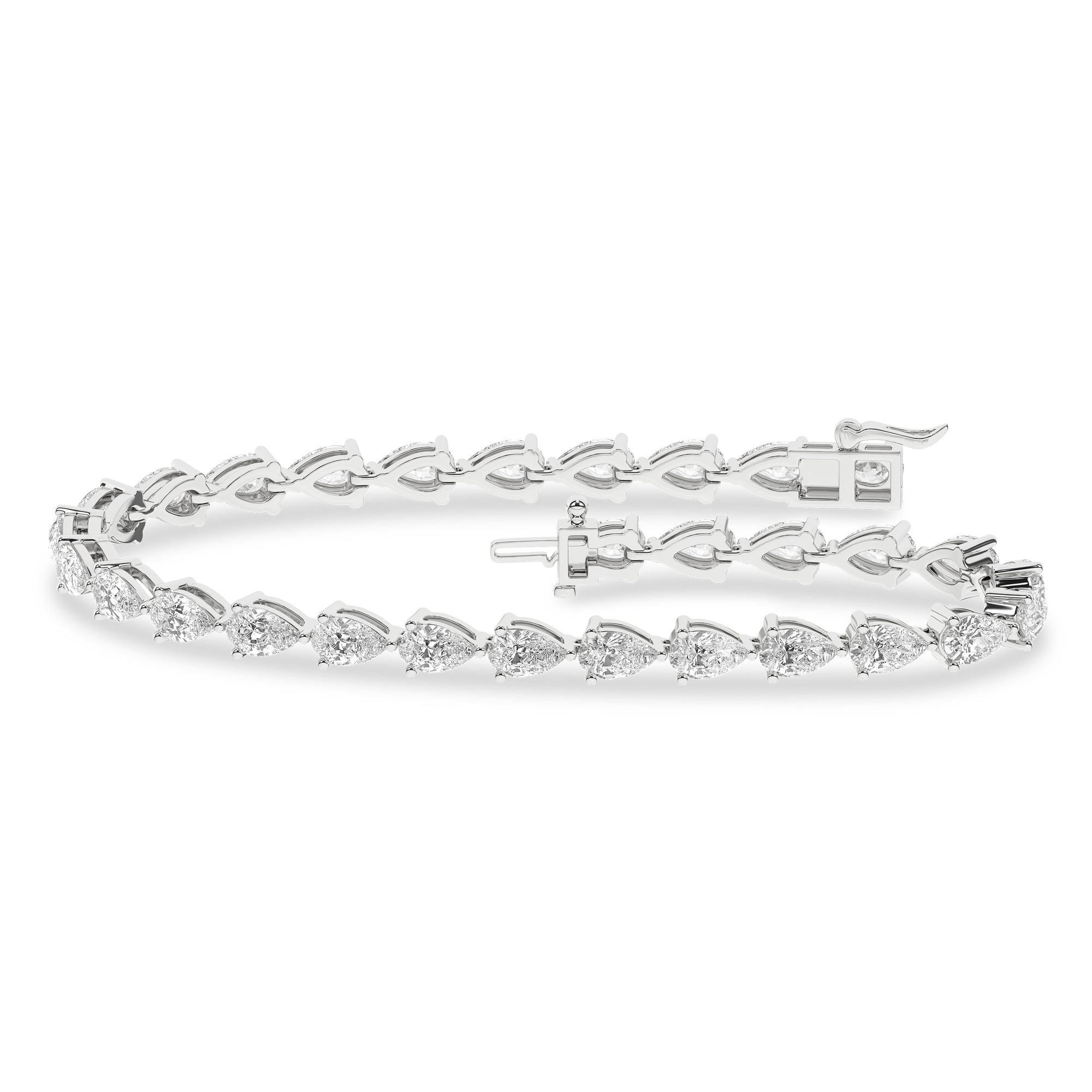 Tennis Bracelet (Pear) - Oz's Jewelers by The Hickory Jewelry Company