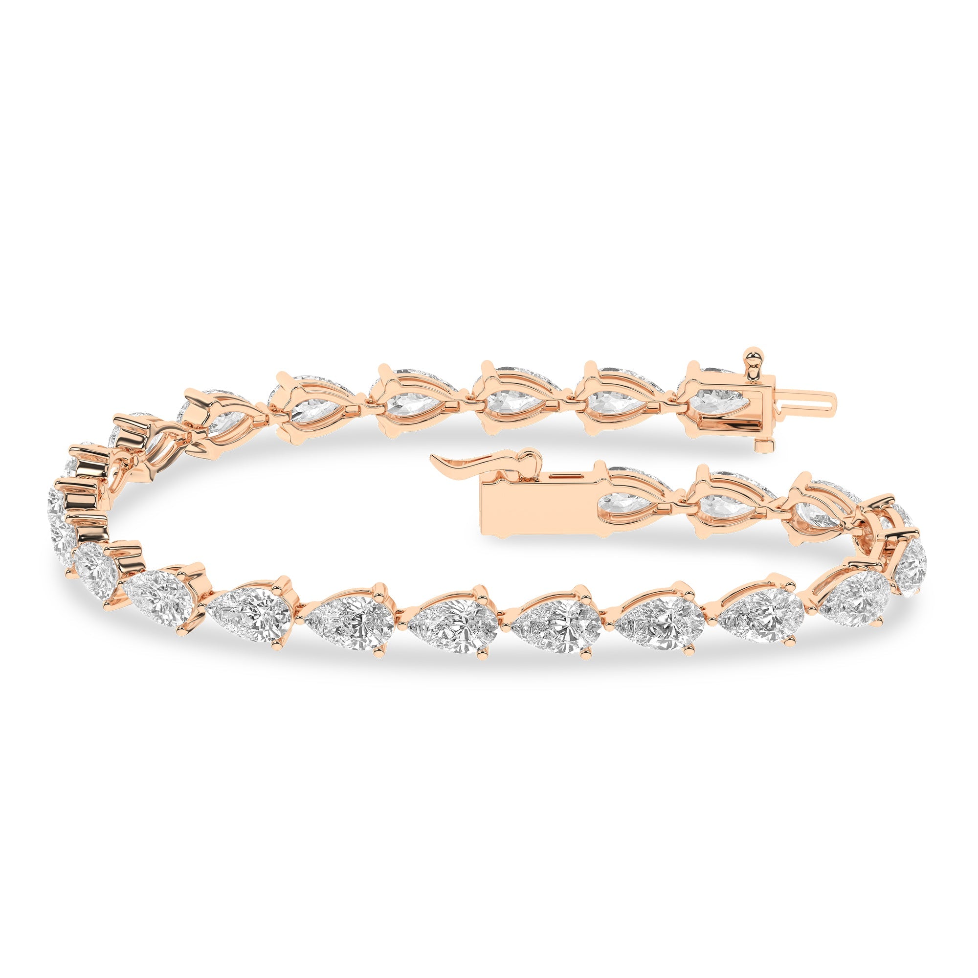 Tennis Bracelet (Pear) - Oz's Jewelers by The Hickory Jewelry Company